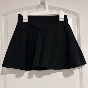 Black Flared Mini Skirt - girls.